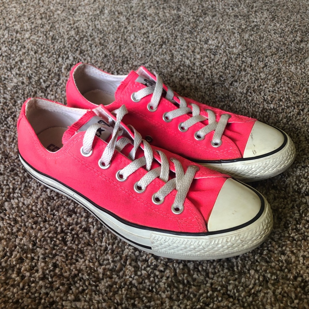 Neon Pink Converse